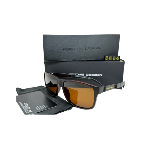 Porsche Design Stylish Sunglasses with Amber Lens – Buy 1 Get 1 Free
