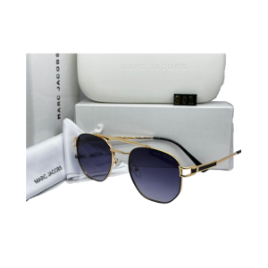Bold Gold Double-Bridge Frame with Canary Yellow Lenses – Marc Jacobs