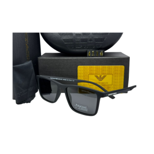 Emporio Armani Polarized Series – Matte Stealth Square Frames