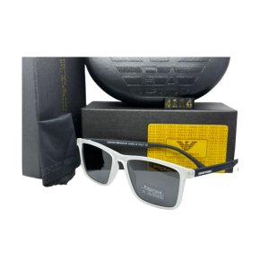 Emporio Armani Polarized Sunglasses - Frosted Ice & Slate Grey