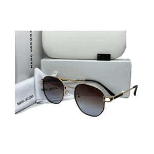 Premium Marc Jacobs Edition Aviators – Luxury Gold Double-Bridge Frame with Gradient Lenses